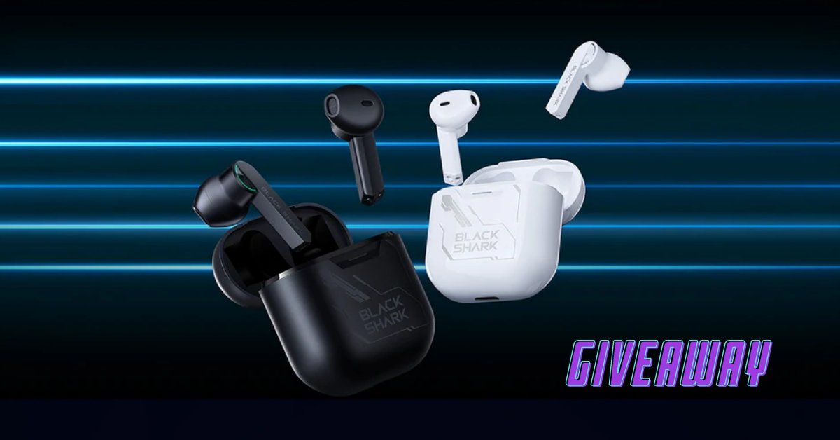 versus_com's tweet photo. New #giveaway alert!🚨🚨🚨

Win a pair of #BlackSharkJoyBuds gaming wireless earbuds! 👉 https://t.co/Ts96j4P2Lp 🎁 https://t.co/mo8Hk3OF2R