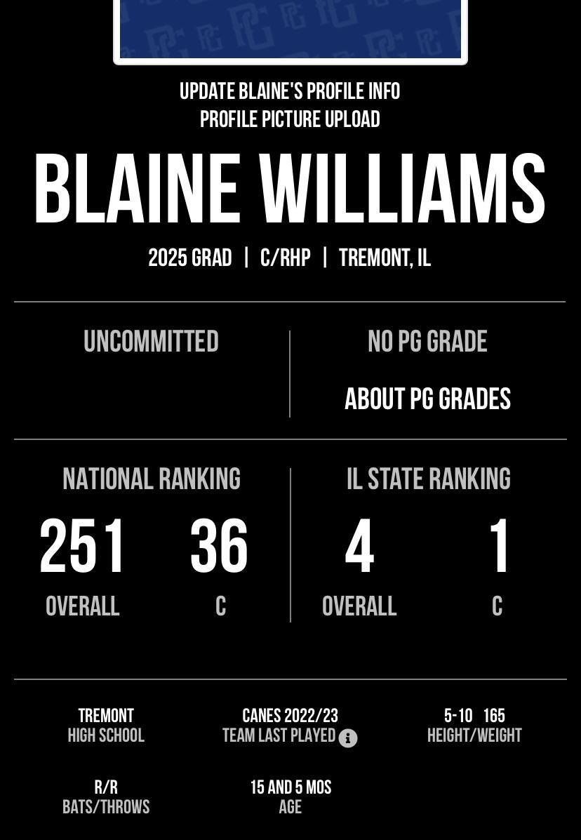 Thank you for the ranking! <a href="/PerfectGameUSA/">Perfect Game USA</a> <a href="/PG_Illinois/">Perfect Game Illinois</a> <a href="/ZachTeske1/">Zach Teske</a> <a href="/KKolb25/">Kyle Kolb</a> <a href="/canes_illinois/">Canes Illinois Baseball</a> <a href="/Flocknation/">FlockNation</a>