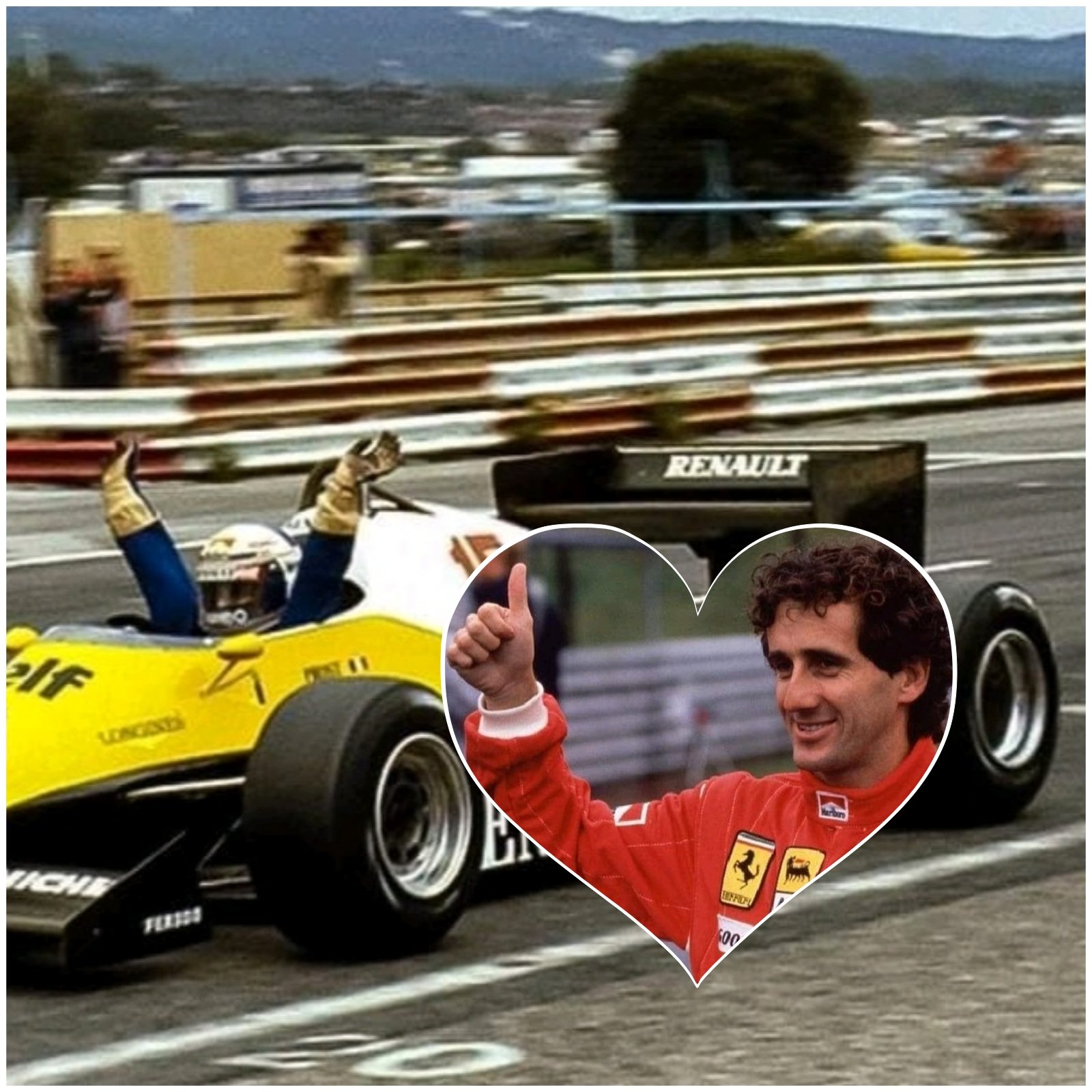 Happy Birthday to Alain Prost  4 time world Champion &
4 time runner up. 