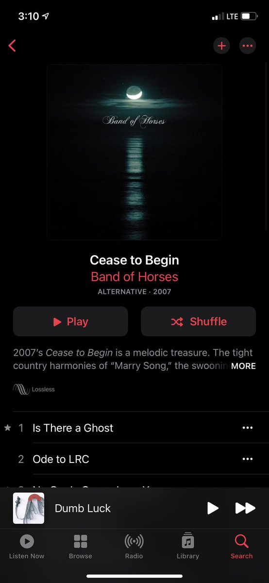 ItsMeDevinRose's tweet photo. #MySubPopReview 18. #BandofHorses Album: Cease to begin. 2007. Iβll admit, I love this band and this particular album. Great indie rock. Great guitars and vocals. Opening track sucks me in every time. This album 4/5 every time. I would recommend this band all the time. π https://t.co/wSAs2dcODT