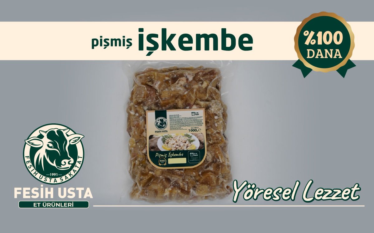 Kiloluk işkembe pişmiş vakumlu