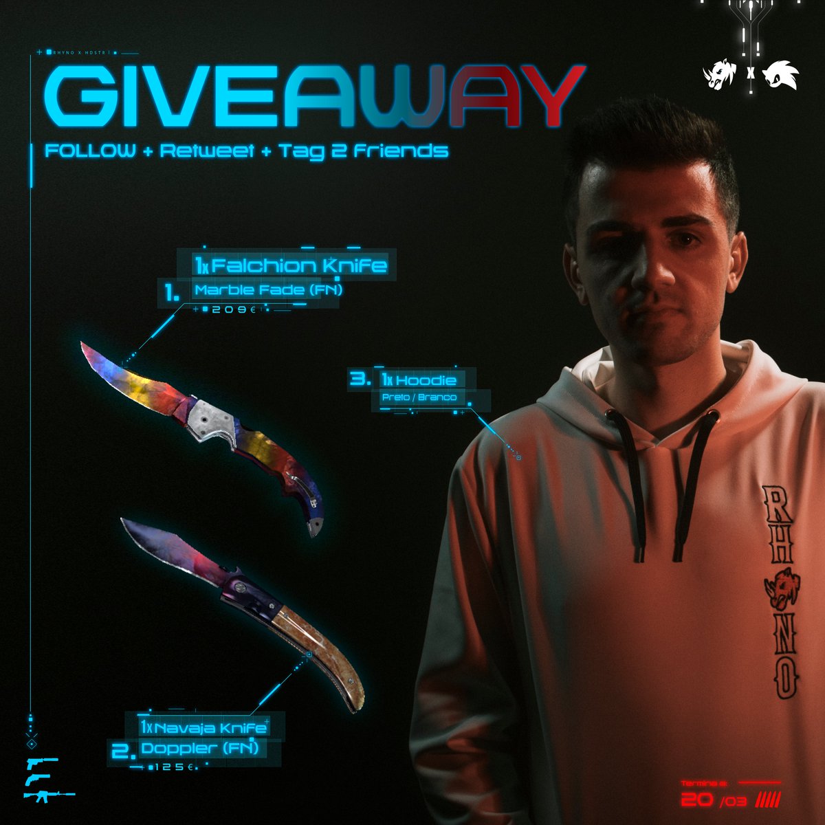 RhynoEsports_'s tweet photo. 🚨 Giveaway RHYNO x HDSTR

✅RETWEET 
✅FOLLOW @RhynoEsports_ &amp; @hdstr_ 
✅FOLLOW 𝒓𝒉𝒚𝒏𝒐𝒆𝒔𝒑𝒐𝒓𝒕𝒔 &amp; 𝒐𝒓𝒖𝒊𝒑𝒊𝒏𝒕𝒐 on 𝐈𝐧𝐬𝐭𝐚𝐠𝐫𝐚𝐦
✅FOLLOW https://t.co/bOVdtNa5SL
✅TAG 2 FRIENDS

#GORHYNO 🦏 https://t.co/8gYZ6zuzVL
