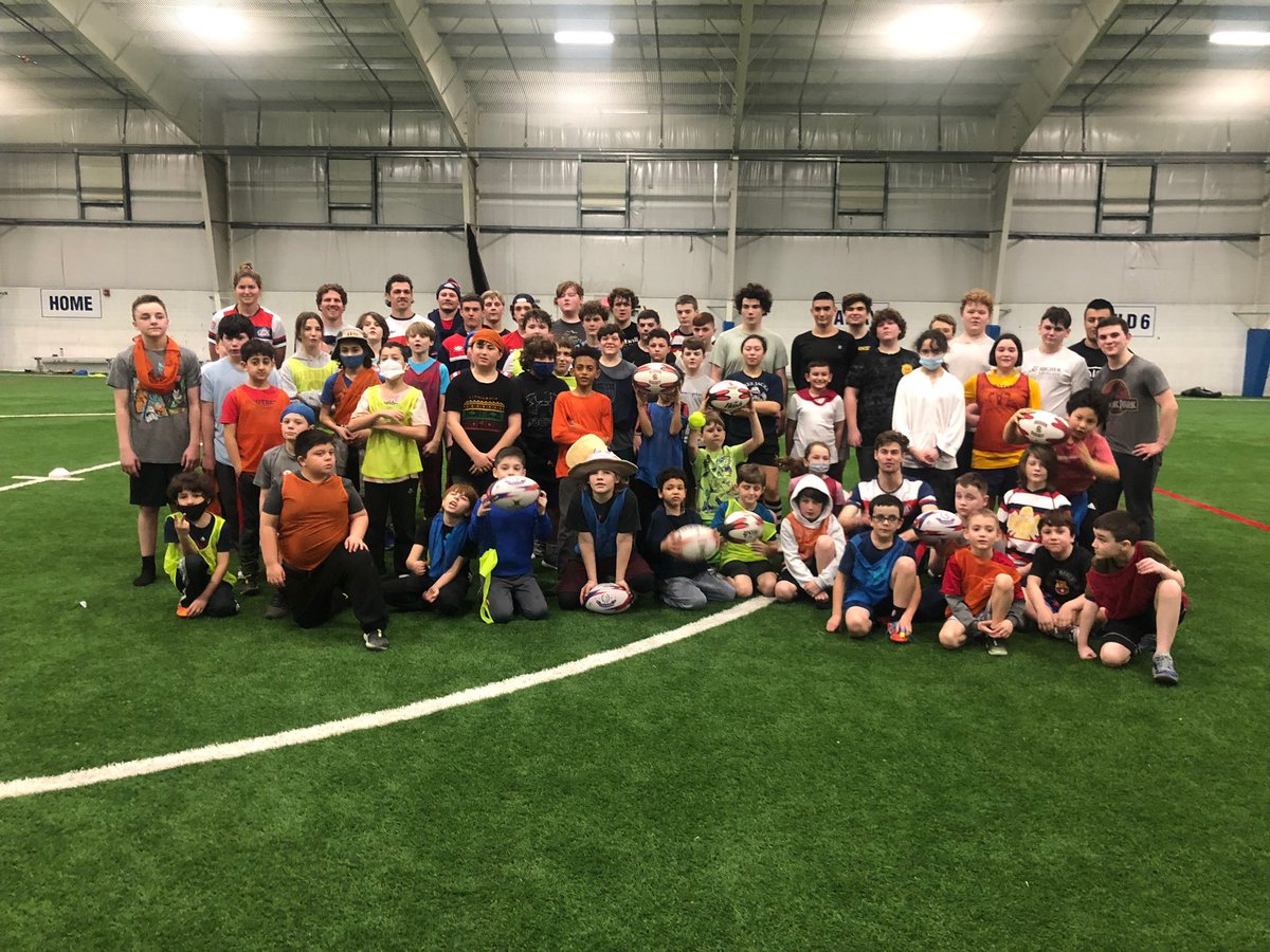 NEFreeJacks's tweet photo. 🐎//👏🏻 Great times all around as Free Jacks players and staff joined in to help coach youth clinics with the Rhode Island Quahogs and Monadnock youth rugby.

#GrowTheGame #TogetherWeRide https://t.co/Xu6jTbb9xe