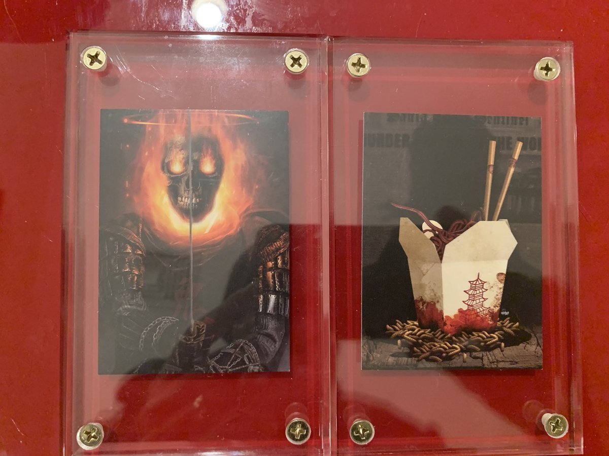 S0n0fasaint's tweet photo. I’m so honored to see my cards in #thecreativestcp thank you again to @RedGuardian for putting the project together! #NFTCommumity #NFTdrops #NFTCollectibles #Topps #ArtistOnTwitter https://t.co/M3kC4mCi9K