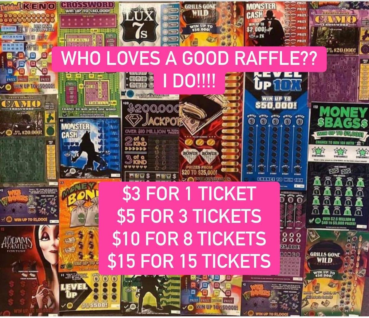 Monica Keiling (@mkeiling) on Twitter photo #LotteryTicketRaffle happening now through March 5th!! I will be announcing the winner on the evening of the 5th. Read details in the photos below for more info. DM me your name/#/address if you want to purchase any. Anything over $15 gets you 1 ticket per $1💵🎟💖 <a href="/GKeiling/">Greg Keiling</a> #LotteryTicketRaffle happening now through March 5th!! I will be announcing the winner on the evening of the 5th. Read details in the photos below for more info. DM me your name/#/address if you want to purchase any. Anything over $15 gets you 1 ticket per $1💵🎟💖 <a href="/GKeiling/">Greg Keiling</a>