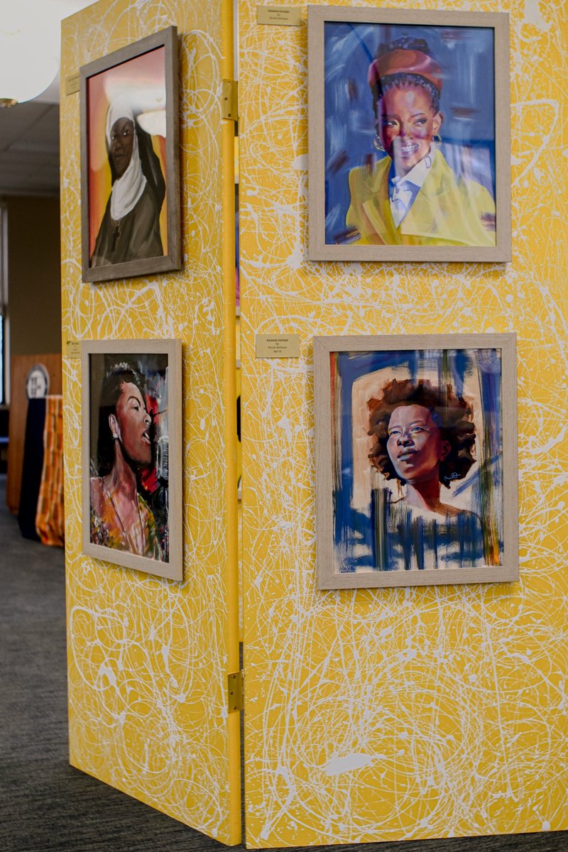 Between February 22nd and March 11th, Loyola’s prayer room is home to the Black Catholic Ministries’ Traveling Art Show! The traveling art portfolio showcases depictions of Black Catholic heroes, as interpreted by student artists from around the Detroit area.