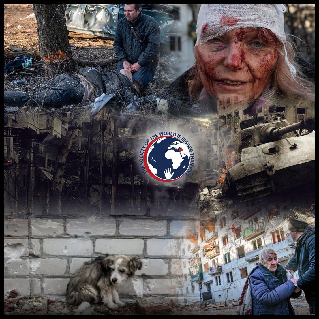 “The World Is Bigger than Five”  

#DünyaBeştenBüyüktür 
#Ukrayna #Ukraine