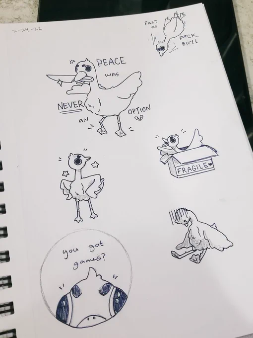 a few goosey sticker/pin ideas 