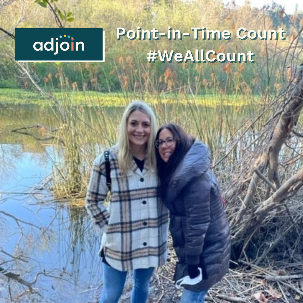 Adjoinorg's tweet photo. #Adjoiners woke up extra early today to participate in the Point-in-Time (PIT) Count, "an annual census and survey to identify the sheltered and unsheltered homeless population."
#PointinTimeCount #endhomelessness #WeAllCount #Adjoin
#IgnitePossibility #AdjoinStrong https://t.co/KlRqGIAYsU