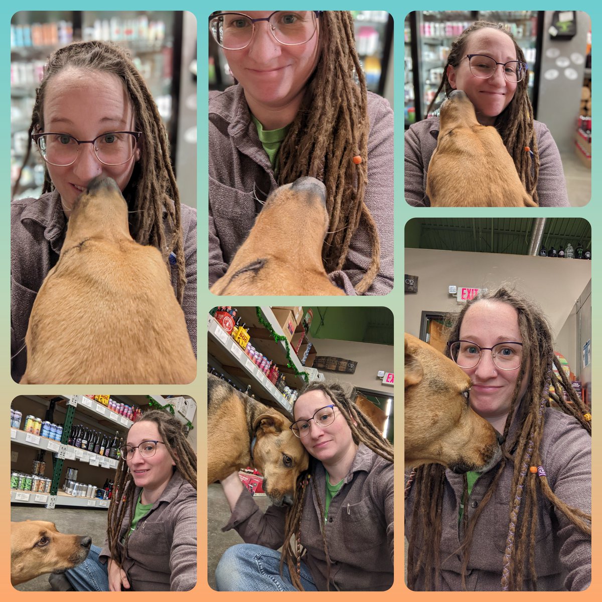 The other side of the camera when making social media posts
#BarleyTheShopDog