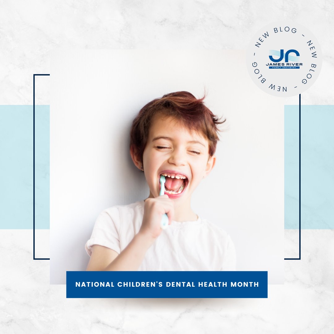 jrfamilydentist's tweet photo. Brush up on your child's dental health with these great tips in honor of National Children's Dental Health Month! (Link below) ๐๐ชฅโจ
Remember, a healthy smile leads to a healthier overall life. ๐๐
https://t.co/8uCxPGm3W2
#Blog #NCDHM #TinyTeeth #JRFD #RVA #RVADentist https://t.co/yj7CUl3fVd