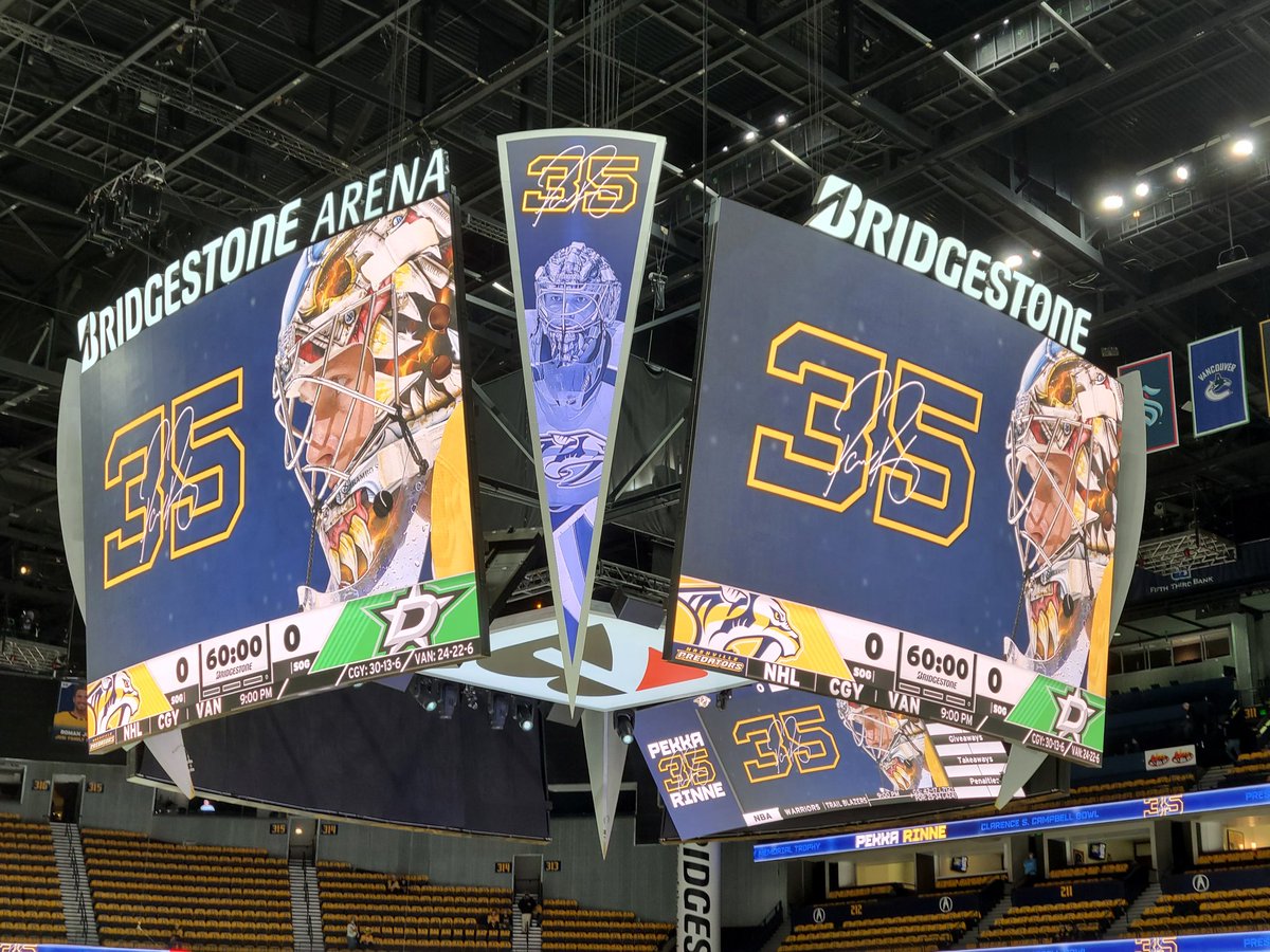 RoamingRinne's tweet photo. Tonight is the night! Be here or seriously miss out on this farewell to an extraordinary player and human being. @predsnhl #pekkarinne #pekkaforever https://t.co/Lv1eV1GJi9