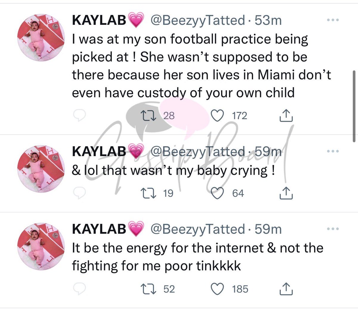 GossipBoard_'s tweet photo. #kaylab had a couple things to say following altercation with #MooMoo. She confirms that she was not fighting over no man 👀 https://t.co/jqNvoHVlvI