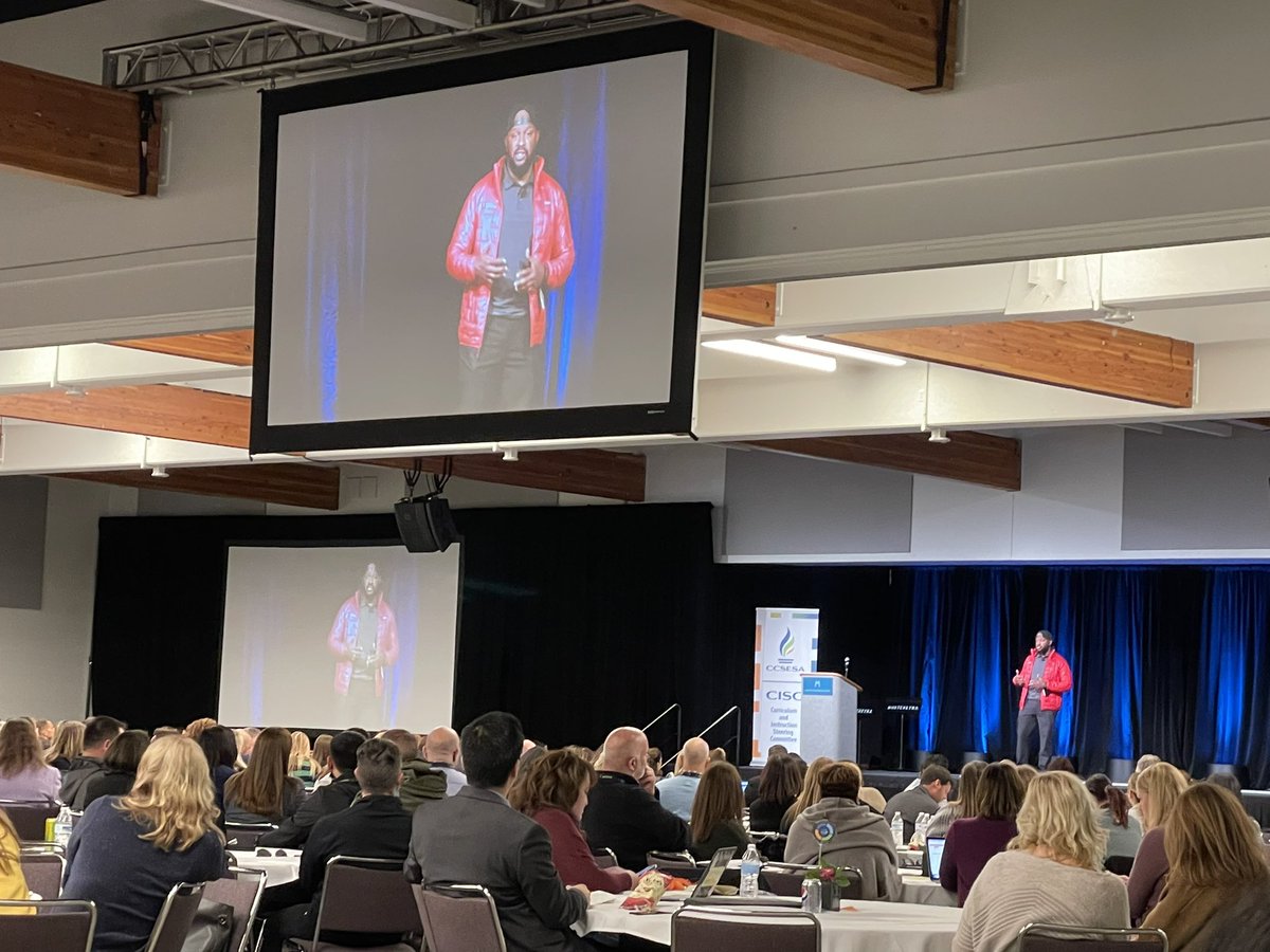 WilliamFranzell's tweet image. Absolutely beautiful Keynote, @kalebrashad! @CISCSymposium @pk12innovation @MCAETorg @MCOE_Now #CISC2022