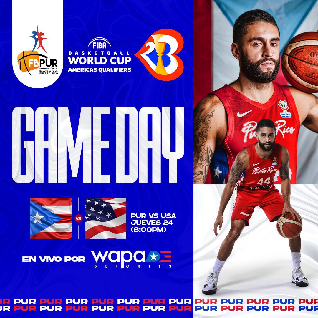 evargasdeportes's tweet photo. 📺 Ya en los estudios de @WapaTV listo para transmitir junto a @TIRADALIBRE el choque entre Puerto Rico 🇵🇷 y Estados Unidos 🇺🇸 como parte de los Clasificatorios al @FIBAWC 2023.

Desde las 7:50 p.m. al aire por @wapadeportes. https://t.co/uu9ghx3flK
