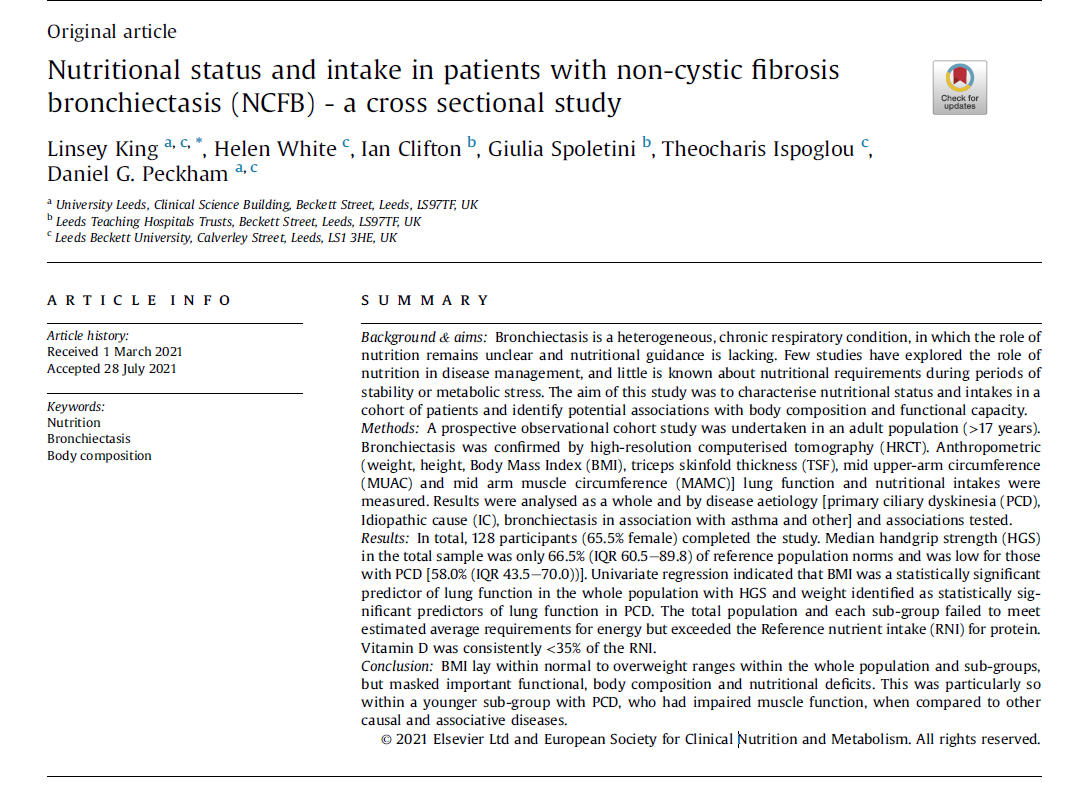 Handgrip strength significant predictor of lung function in primary ciliary dyskinesia patients. Great work <a href="/LinseyMKing/">Dr Linsey King</a> 
sciencedirect.com/science/articl…