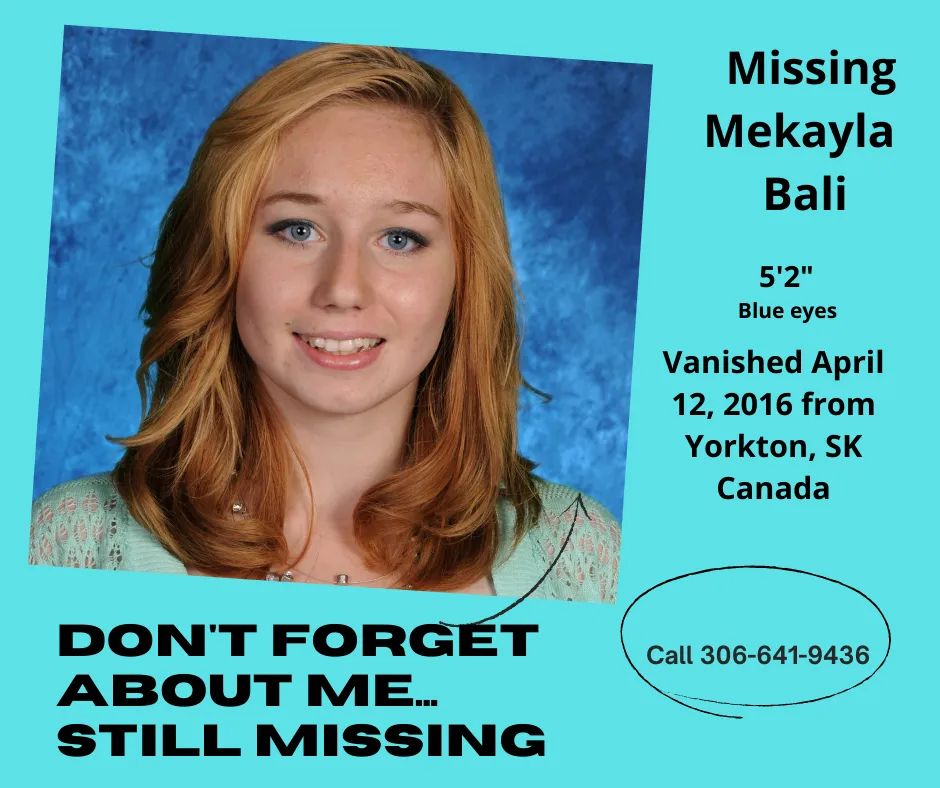 mekayla_bali's tweet image. Mekayla Bali remains missing, please help this broken hearted family, the pain of her vanishing remains everyday. The nightmare never seems to end, Mekayla never deserved the disrespect I have seen. #missing #love #yorkton #saskatchewan  #Canada #daughter #yqr #Vanished