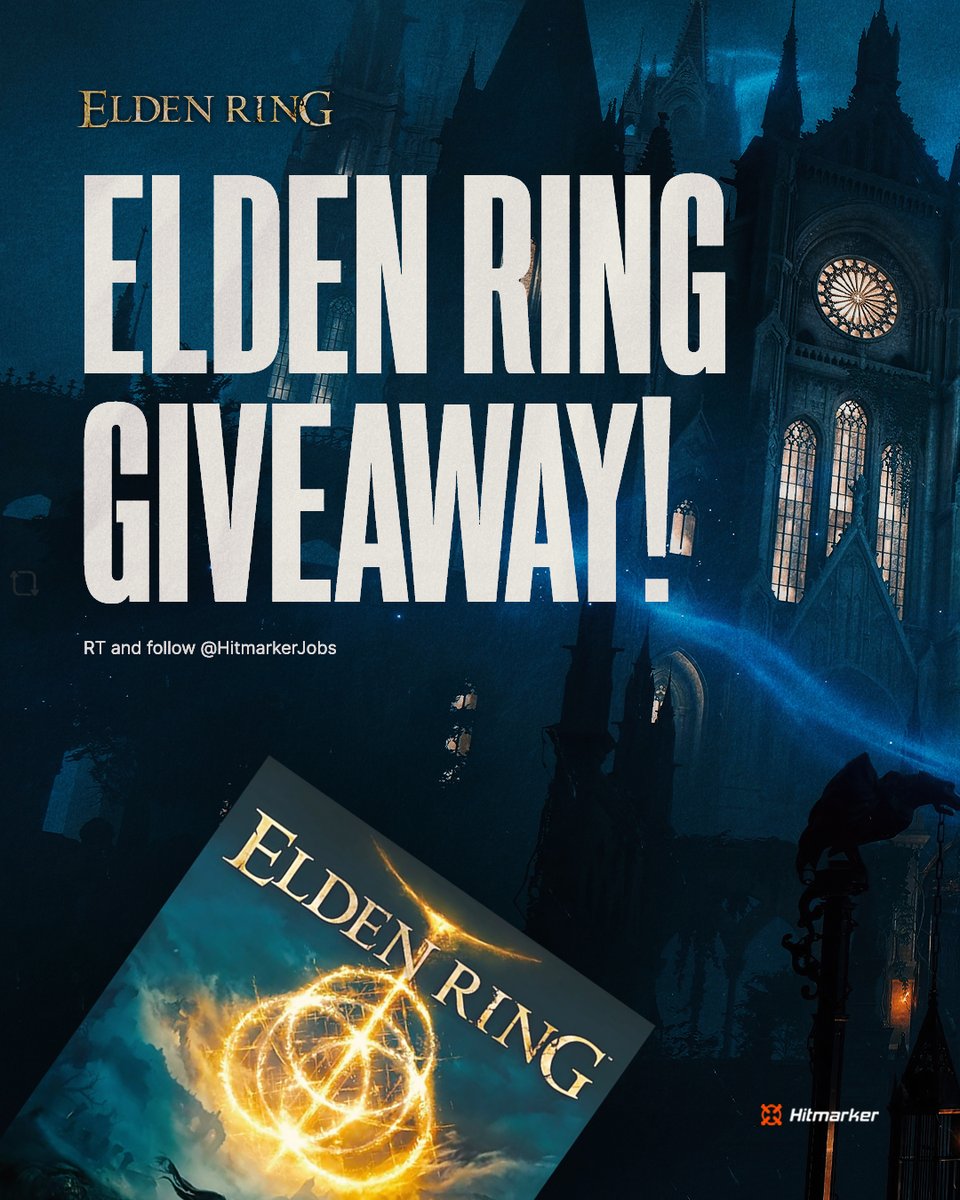 HitmarkerJobs's tweet image. Who wants a free copy of #ELDENRING ?

👉 RT and follow @HitmarkerJobs 

Picking the winner early next week!