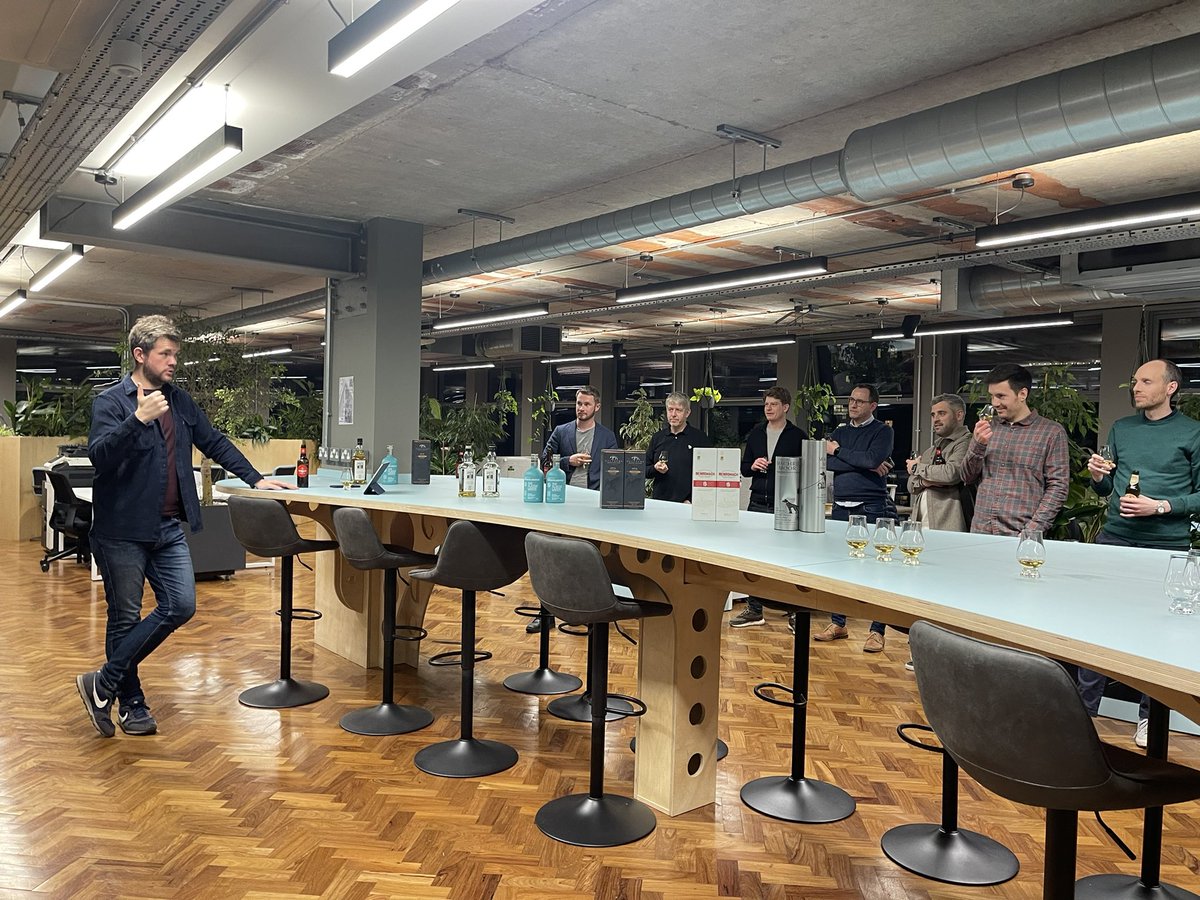 Brilliant whiskey tasting evening with @enablconsult hosted by <a href="/MRDixon87/">Matthew Dixon</a> in <a href="/CERT_property/">CERT</a> amazing building #number4wasthebest