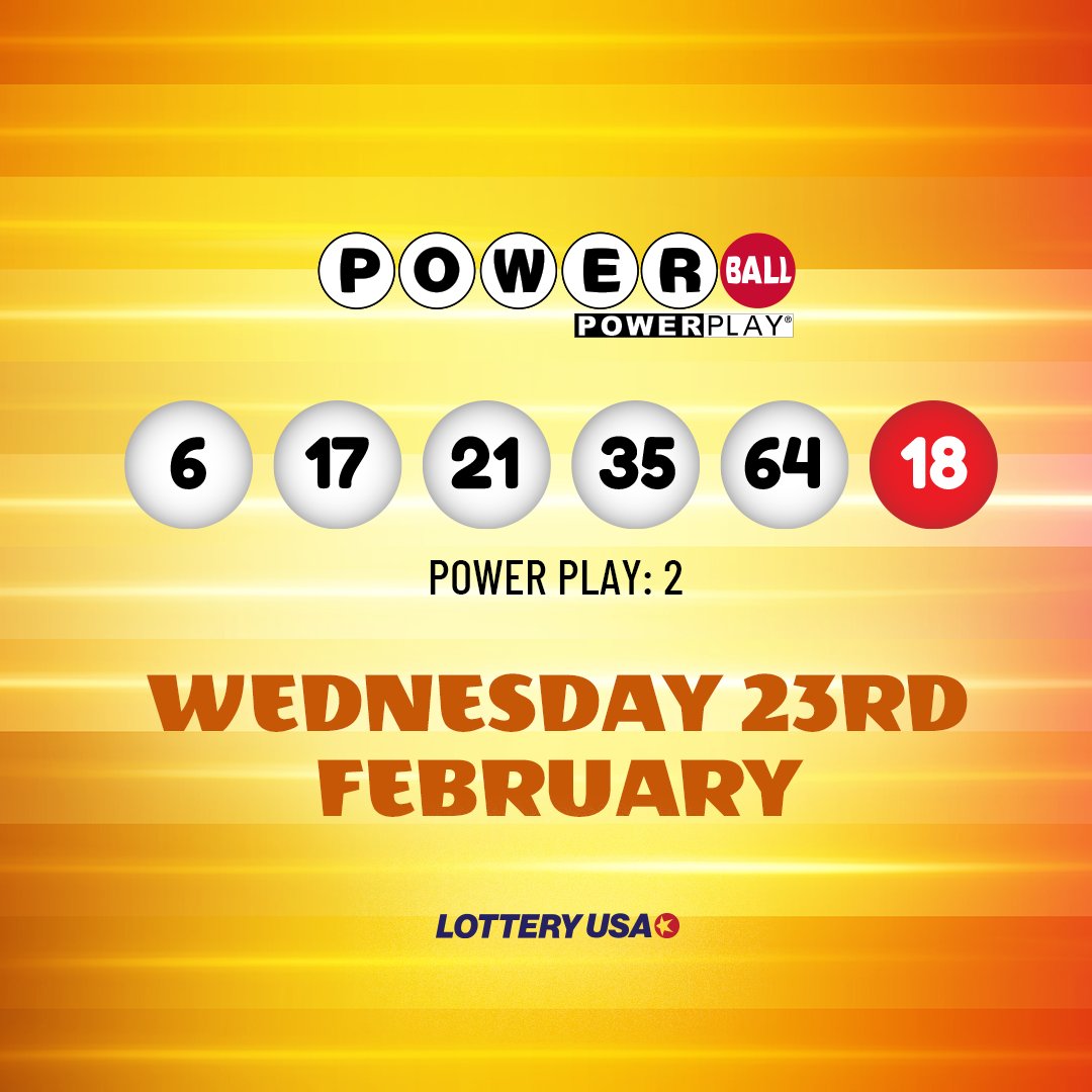 Since there were no jackpot winners for yesterday's Powerball draw, it rolled over to an estimated $58 million for this Saturday! Are you looking forward to it?

Visit Lottery USA for more details: https://t.co/qwgiDeWkcz

#Powerball #lottery #lotterynumbers #lotteryusa #jackpot https://t.co/CTX4KF0eYy