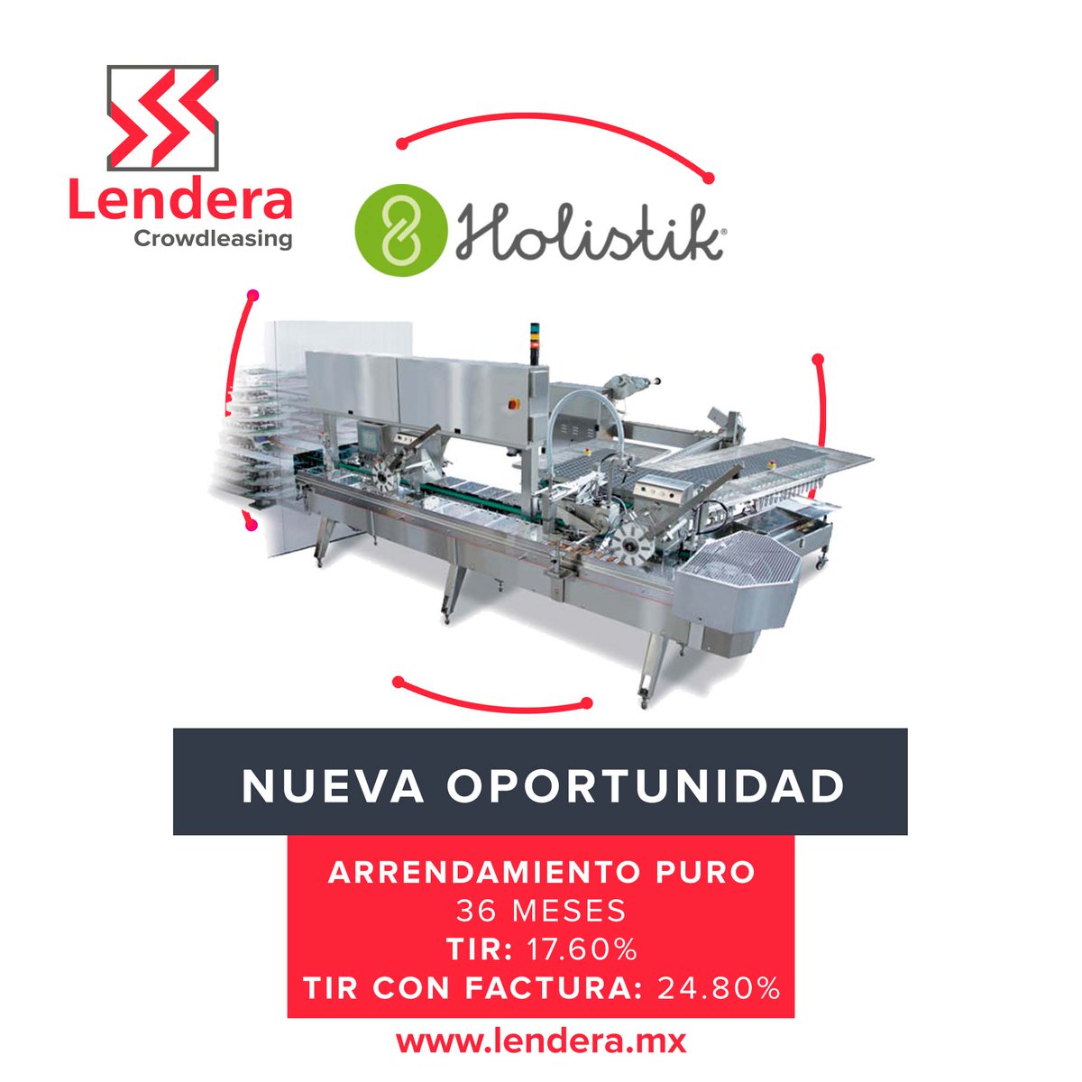 lenderamx's tweet photo. 🔴Atención inversionistas🔴 

Tenemos nueva oportunidad en la plataforma. 
Ingresa ahora e invierte en el proyecto de #Holistik 🍏🥒🍇🍓

https://t.co/duKuQsEDaM 

#inversiones #crowdfunding #crowdleasing https://t.co/ZAy7Ri28Mv
