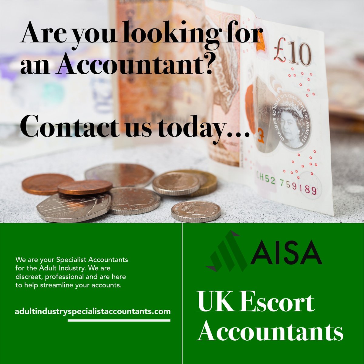 AISAccountants's tweet photo. We are your Specialist Accountants for the Adult Industry. We are discreet, professional and are here to help streamline your accounts. #ukaccountants #sexworkeraccountants #ukescorts #ukmassageparlours #aisaccountants #contactus https://t.co/Ted8crpmnq