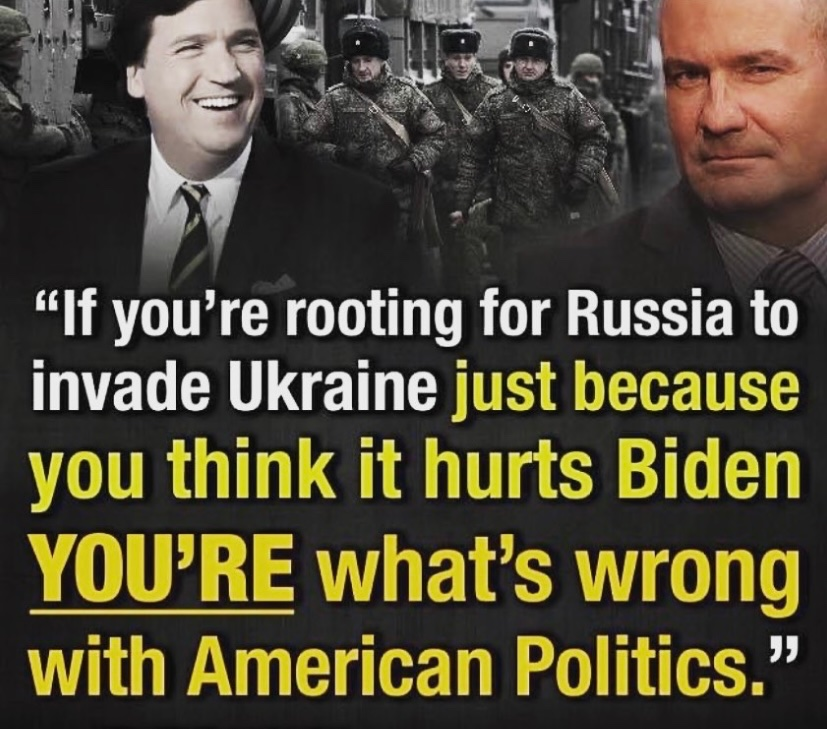 BDaveWalters's tweet photo. For your racist uncle #BidensWar https://t.co/yodZ0uKltO