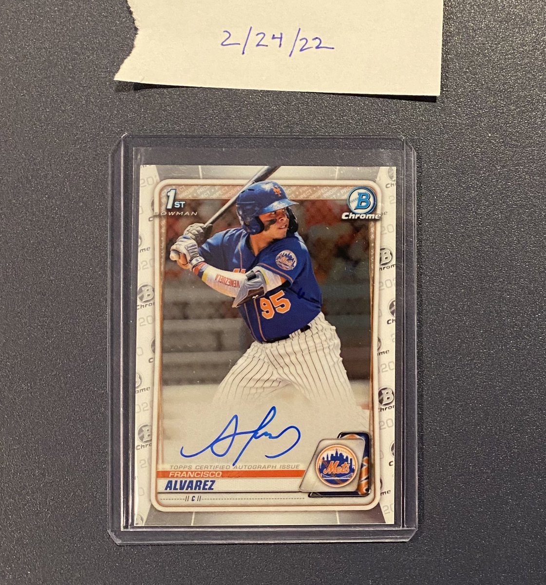 eth_zach's tweet photo. Francisco Alvarez 1st Bowman Auto $250 shipped 🔥 @sports_sell @HobbyConnector @Hobby_Connect https://t.co/VvOCX7X1TD