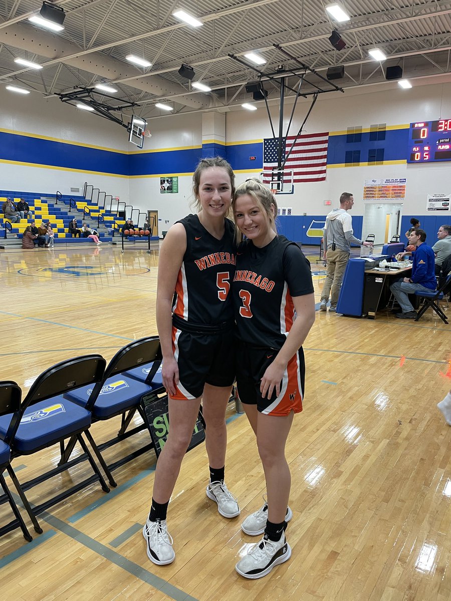 It’s game day! Sectional finals against Byron! 3 Pt shootout is first! Renee and Annika will shoot tonight! Good luck ladies! @GirlsHoopsWHS