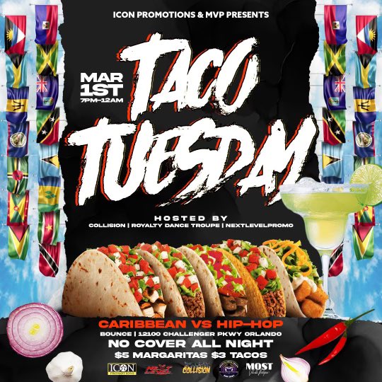 NextLevelPromo_'s tweet image. 02.27- Just2Boujiee at Gilt - $20 after 12 
03.01 - TacoTuesday at Bounce -Free
03.02- Tip drill W2W edition - Free till 12
03.06 - Tip drill pool party -Free 🔥🔥🔥