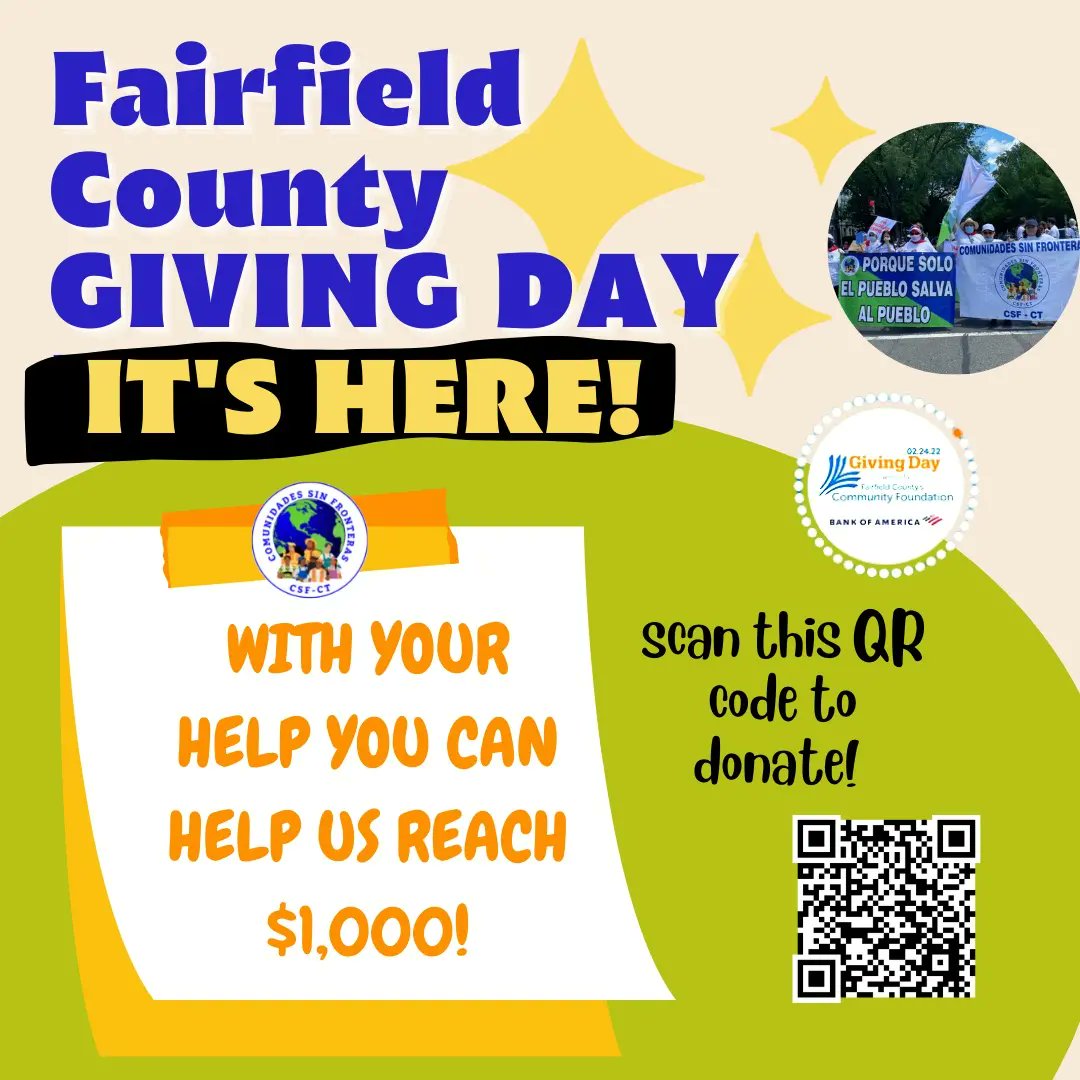 CSFNorwalk's tweet image. FCCF GIVING DAY IS TODAY! CSF is participating along w/ some other great orgs! We have 24 hrs to get funds! Please share &amp;amp; donate. Go to this link to donate: fcgives.org/organizations/…