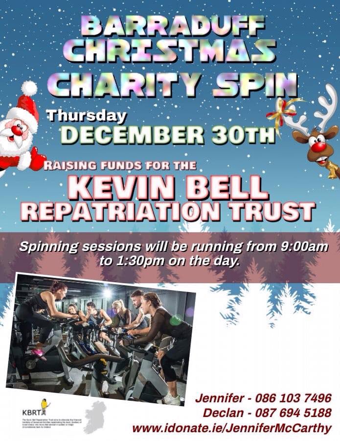 KBRT2013's tweet photo. A big thank you to Jennifer McCarthy and all who participated in the Barraduff Christmas Spin raising a fantastic €4848 for the Trust. Thanks also to Sliabh Luachra Cycling Club for their part in this brilliant fundraiser. https://t.co/guKYyljmz6
