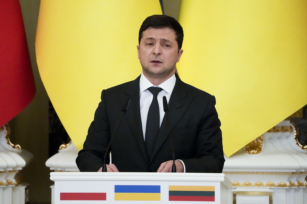 Ukraine's President Volodymyr Zelenskyy