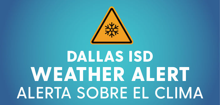 dallasschools's tweet photo. Due to inclement weather, the start time for all Dallas ISD schools will be delayed by two hours on Friday, Feb. 25. All buses will run two hours later than their normal schedule, and all staff should report two hours later than their regularly scheduled start time. (1/2) https://t.co/ejMlnB6k2z