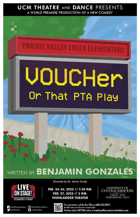 UCMShenanigans's tweet photo. Happy opening to our friends involved in VOUCHer Or That PTA Play! written by Benjamin Gonzales! Make sure to get your tickets now before they sell out! 

https://t.co/v18vYLAe2F https://t.co/seLdTuRMYx
