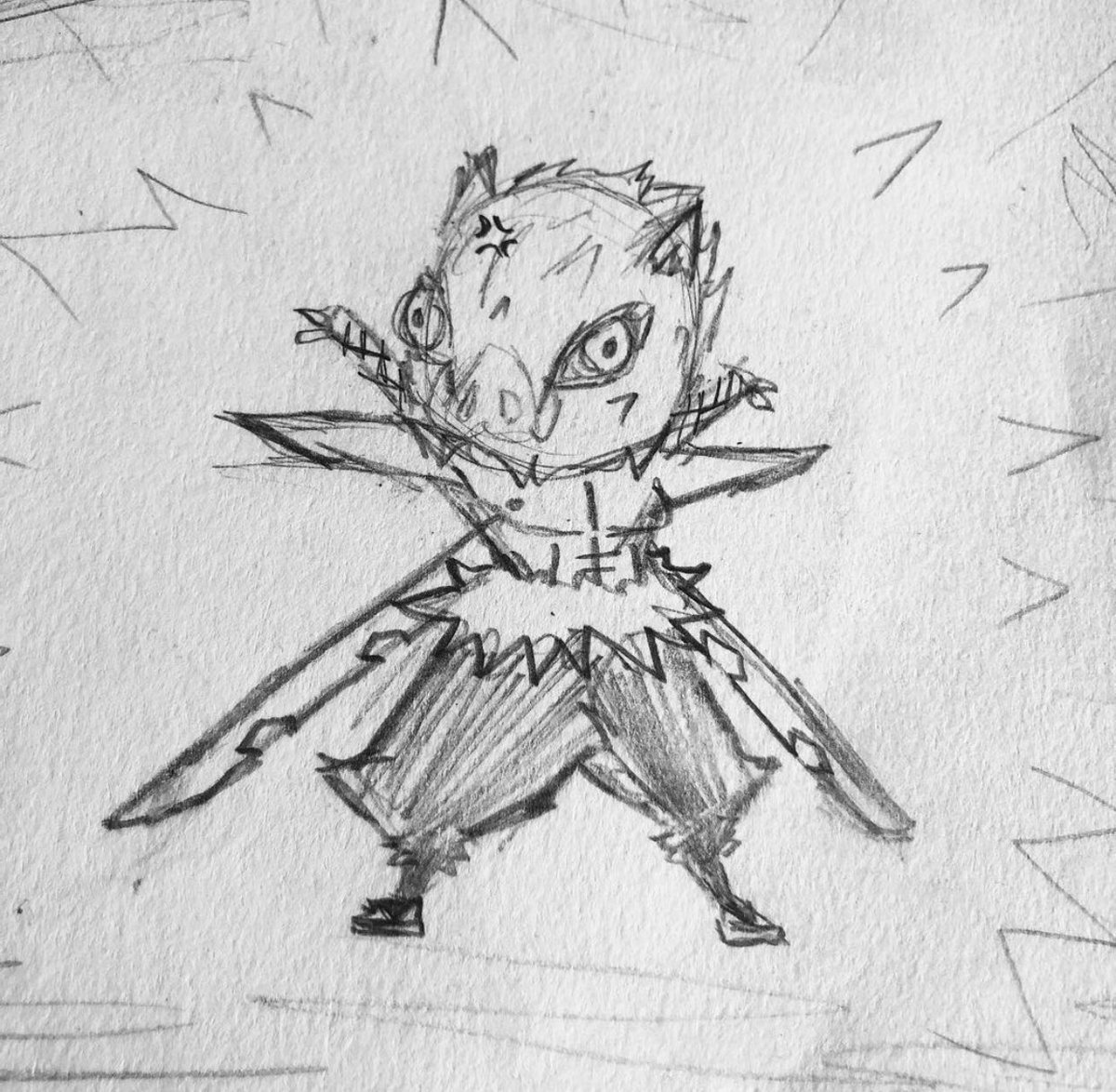 phukenradd's tweet photo. Sketch Breathing Style First Art: Inosuke @ArtTwitter @DemonSlayerUSA #ArtistOnTwitter #DemonSlayer #inosuke #AnimeArt https://t.co/NgYqo29BKU