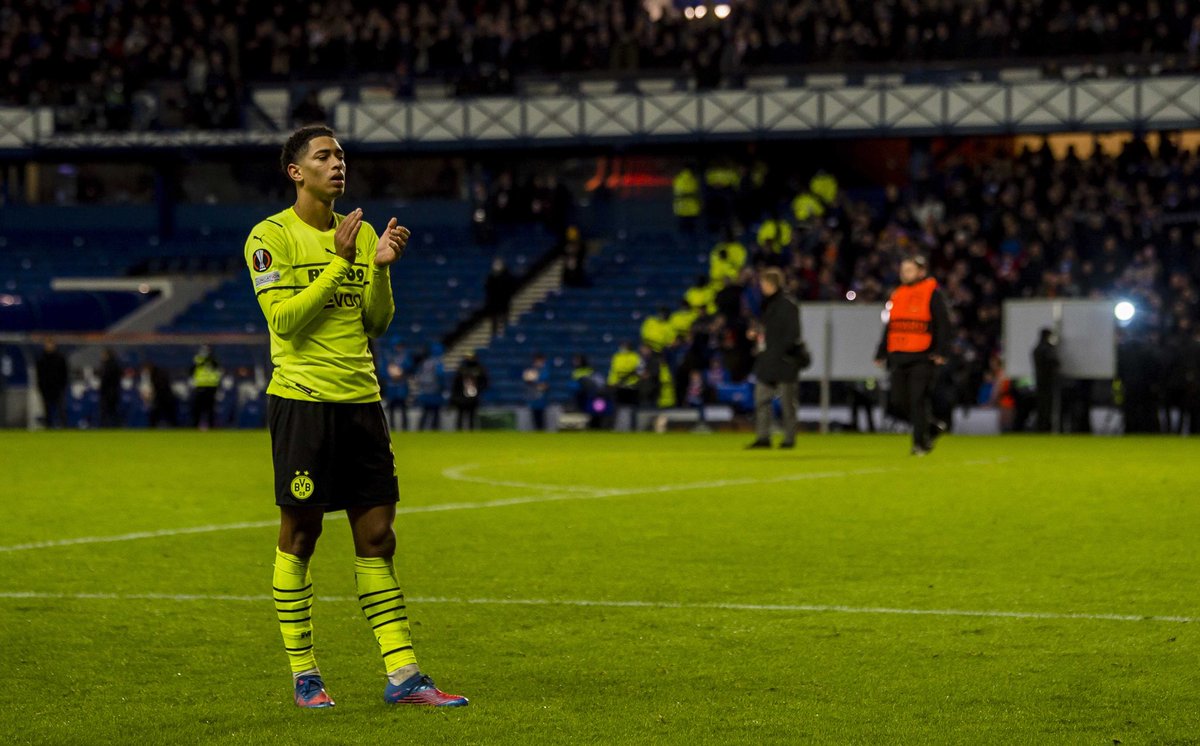 BellinghamJude's tweet photo. Got what we deserved in the end after two poor performances. Can only apologise for letting the fans down again despite the unbelievable support. Respect and all the best to @RangersFC for the season. We have to start using these nights as motivation to be better, like on Sunday. https://t.co/OCOV2CP9ZS
