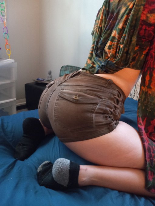 Found them at #goodwill and thought you'd like. #thriftshop #shorts #tight #booty #ass #bigbooty #bigass
