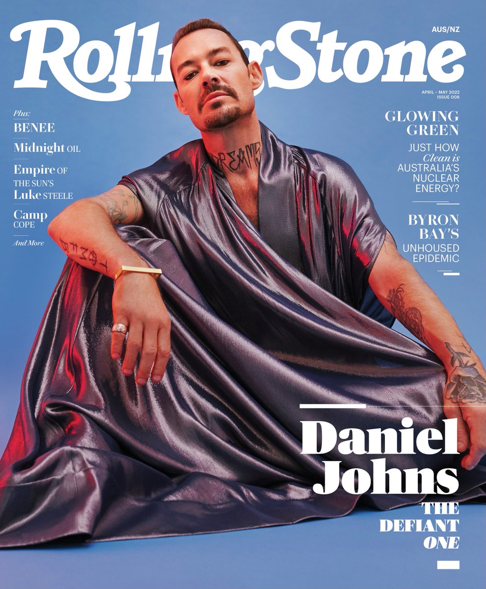 DanielJohnsHQ's tweet photo. What an honour to grace the cover of @rollingstoneaus to officially launch media for the FutureNever era. 500 signed RS bundles available here >> https://t.co/dUh41QQWIV shipping worldwide https://t.co/iN3hMQbY4X
