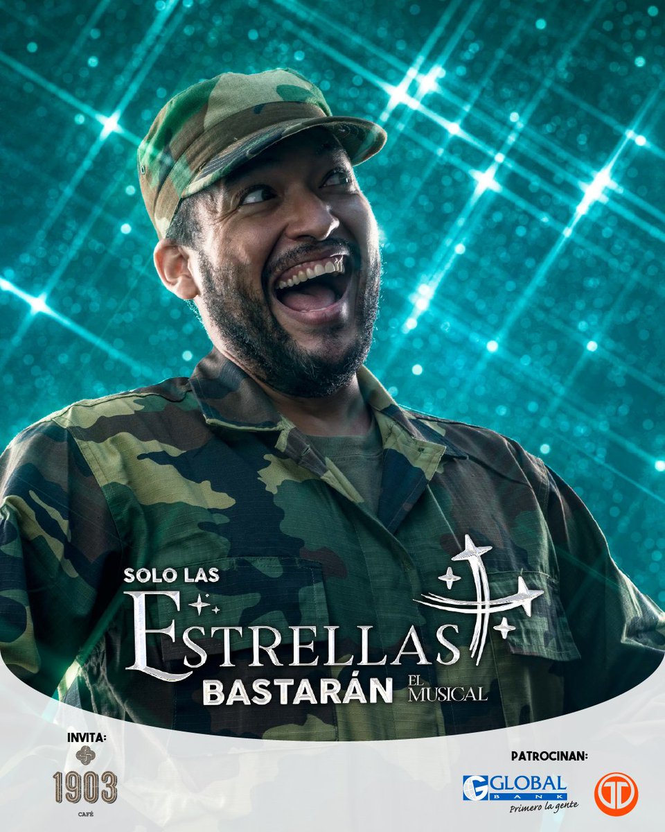 DIEGO MEDINA <a href="/Diegoar30/">Diego A. Medina</a> es GALÍNDEZ:
Un militar que dará palo… Y también recibirá.

Ódialo o ámalo desde el 8 de Marzo en el <a href="/TeatroNalPanama/">TeatroNacionalPanamá</a>

SÓLO LAS ESTRELLAS BASTARÁN: El Musical
Adquiere boletos en <a href="/Panatickets/">Panatickets</a> o sololasestrellasbastaran.com

#TeLevantaréPanamá