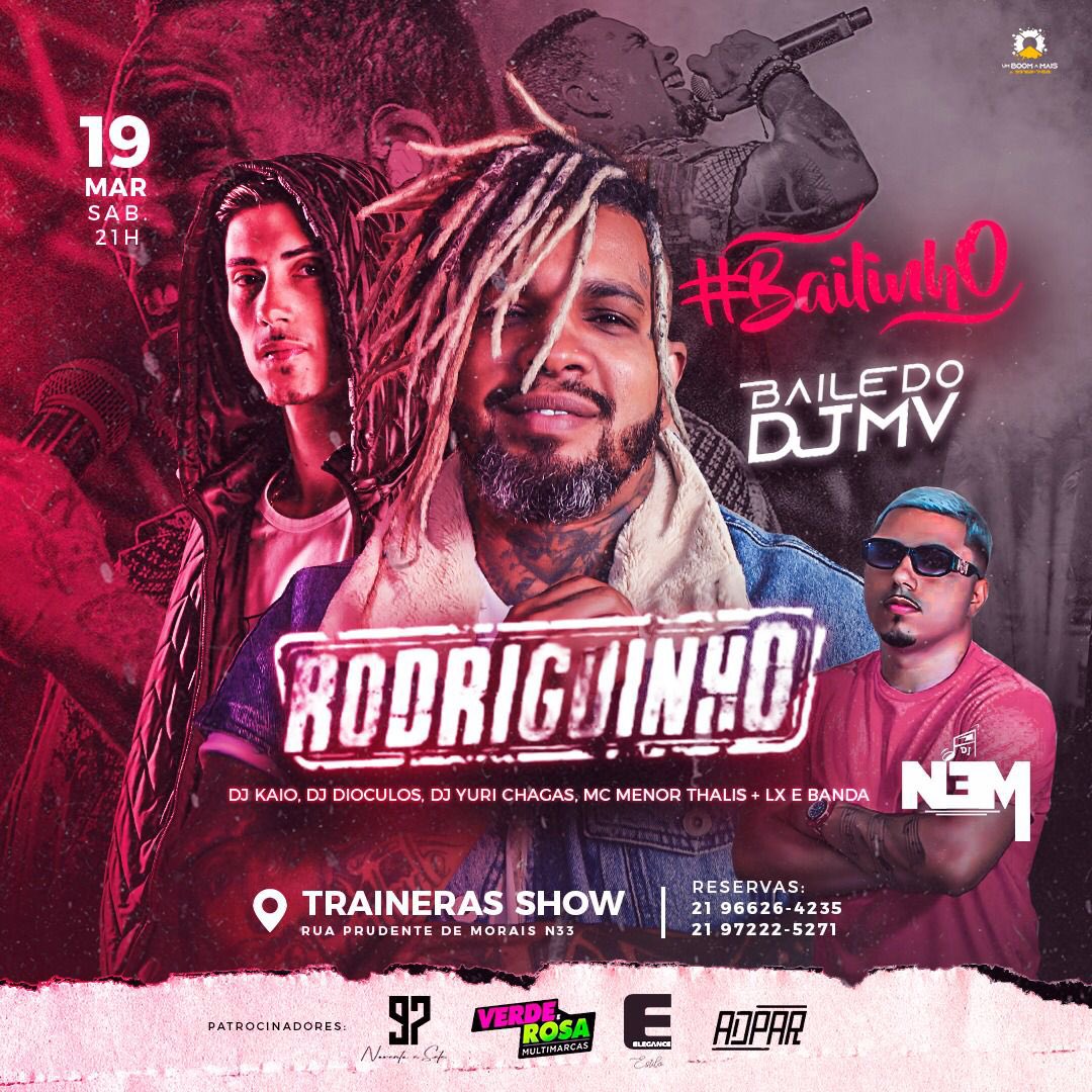DIA 19/03 TEM BAILE DO DJ MV COM RODRIGUINHO E MEM DO DICK🥰 CHAMA NO RTTTT TROPA 🥳🥳❤️❤️