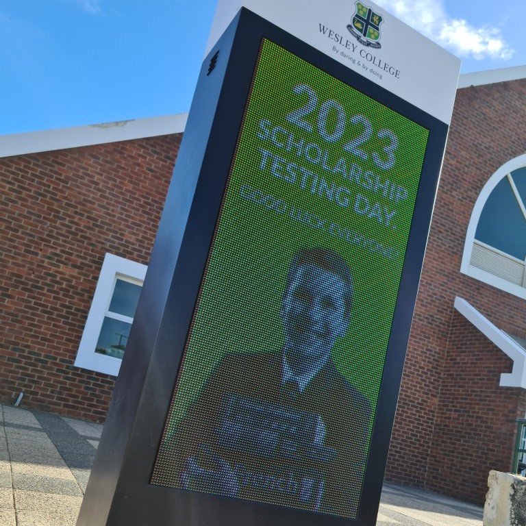 It's a big day here at Wesley... Scholarship Testing Day! Good luck to everyone taking part. You've got this!