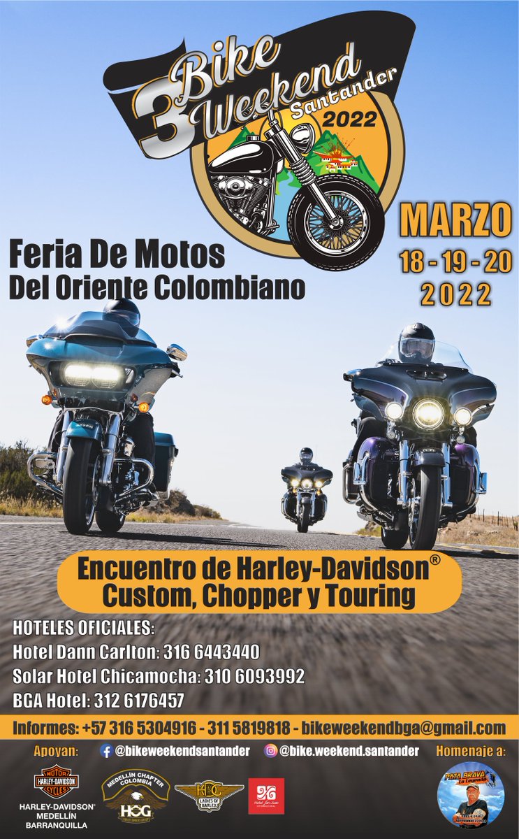 zonabiker's tweet photo. Amigos nos llega más información sobre las inscripciones, el contenido del kit de inscripción y la programación del próximo Bike Weekend Santander a celebrar en Bucaramanga los días 18, 19 y 20 de marzo de 2022.
Inscripciones en https://t.co/g7kodYbNAm
Informes: +57 316 5304916 https://t.co/OuOsD6jVaq