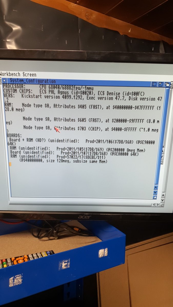 2012Mayhems's tweet photo. Amiga A600 running pistorm #amiga #a600 #pistorm https://t.co/4XqW0MpByn