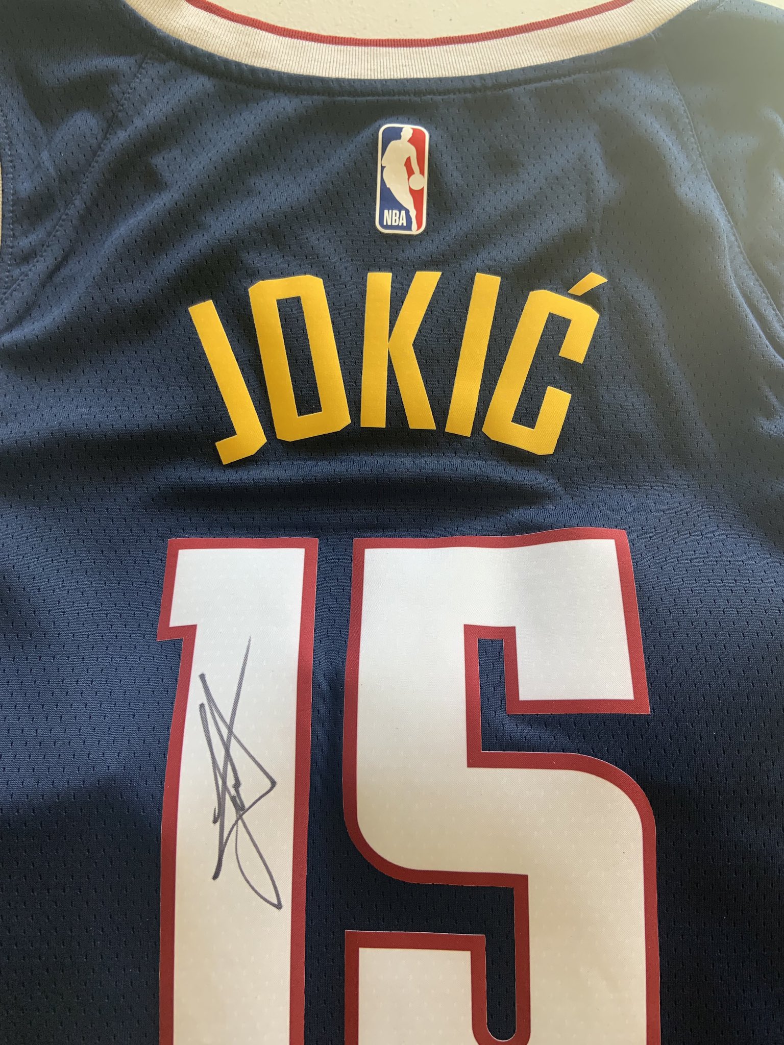 Denver Nuggets on X: Want a chance to win this signed Nikola Jokić jersey,  and more? Head to Rhein Haus TONIGHT for our official watch party as we  take on the Kings!
