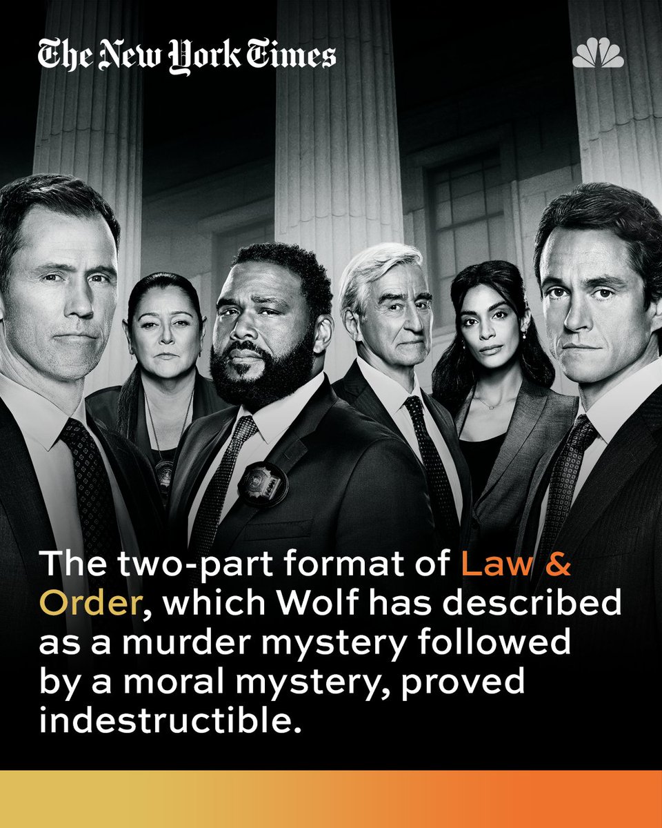 nbc's tweet image. This squad's work wasn't DUN DUN.

NBC's #LawAndOrder returns tonight at 8/7c.