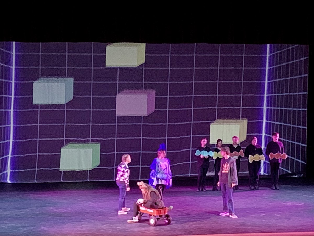 BCBrandts's tweet photo. Enjoying the BC Middle School performance of “Stuck in the Web”.  If you missed it tonight there will be another performance on Saturday afternoon. https://t.co/OlmhSY3DSt