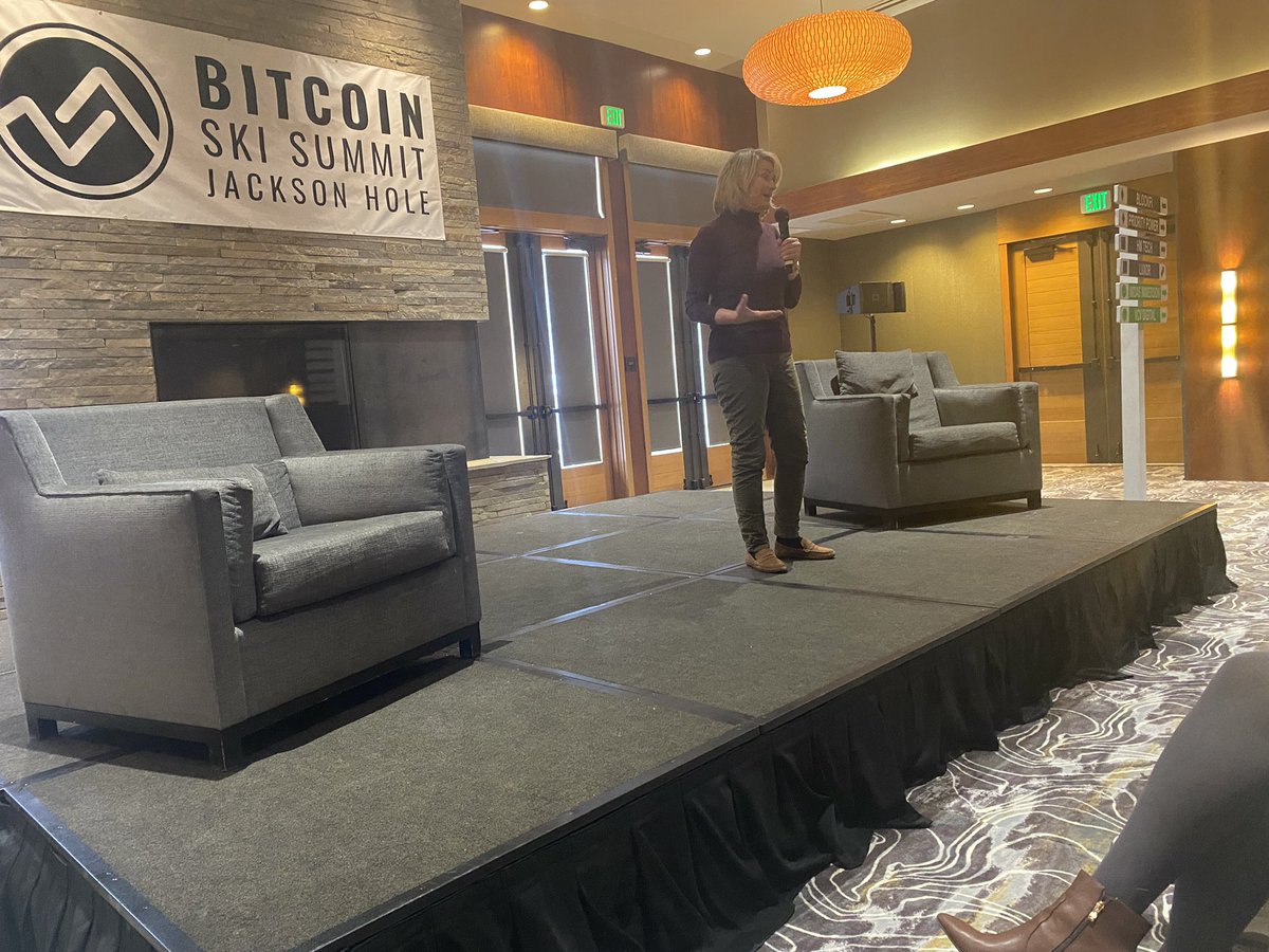 Always a seat in the front row, even to hear <a href="/SenLummis/">Senator Cynthia Lummis</a> discuss #btc <a href="/chrisfralic/">Chris Fralic</a>