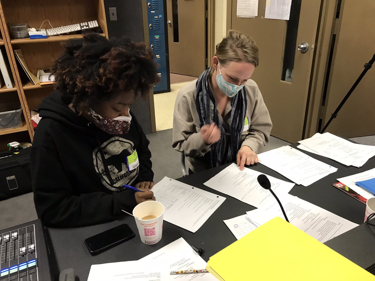 Students compete today in the SkillsUSA broadcast news district competition. <a href="/Margaretchungcc/">Margaret Chung</a> <a href="/CharlesRandolp3/">Charles Randolph</a> <a href="/arlington_media/">AIM</a> #CTEmonth #SkillsUSA