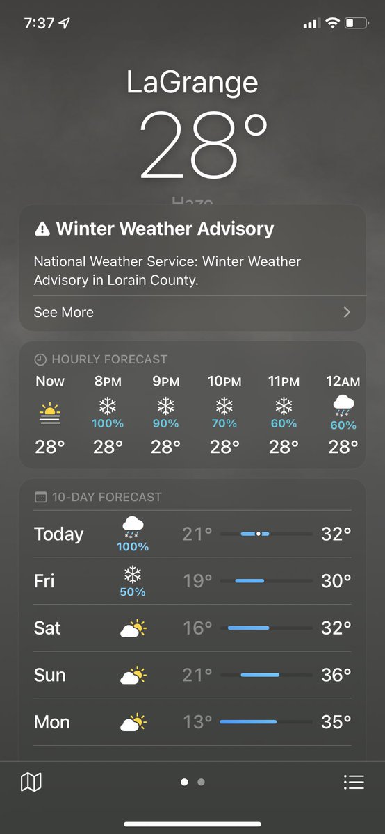 Hello @dwhitekeystone. I’m sure you are well aware of the reason as to why I am tagging you yet again in one of my tweets. There is a Winter Weather Advisory due to the incoming snow. The roads will be very icy and cause dangerous driving conditions. Let’s keep the kids safe!!